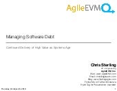 Managing Software Debt - Federal Reserve Bank